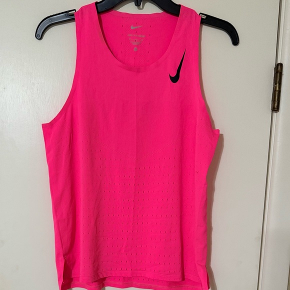 Nike Tops - Nike Drifit Aeroswift Racing Singlet Hot Pink